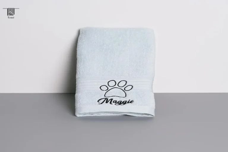 Personalized Dog Towel