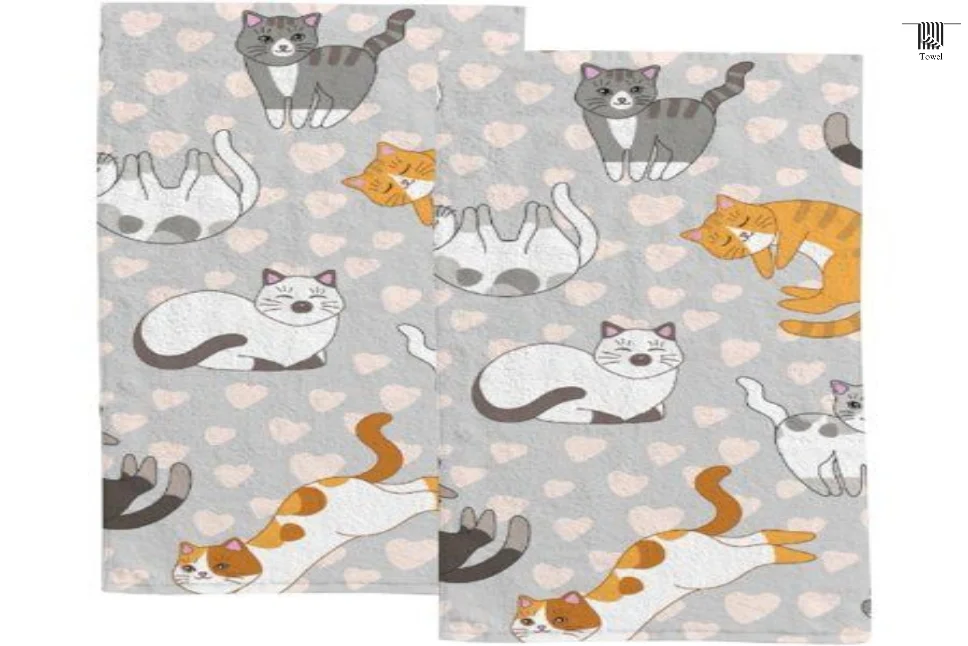 Cat bath towels