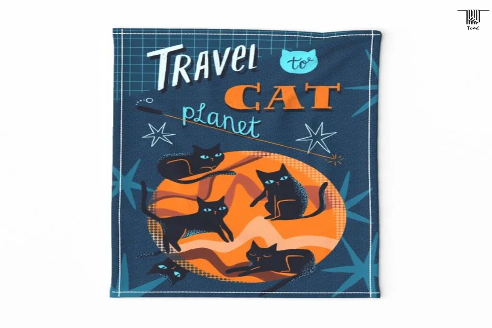 Cat travel towels