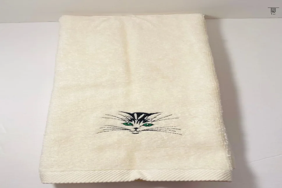 Luxury cat towels