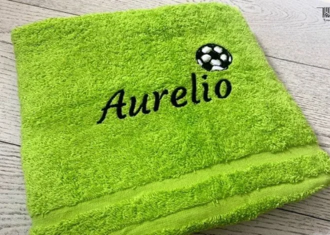 Men’s Personalized Towel