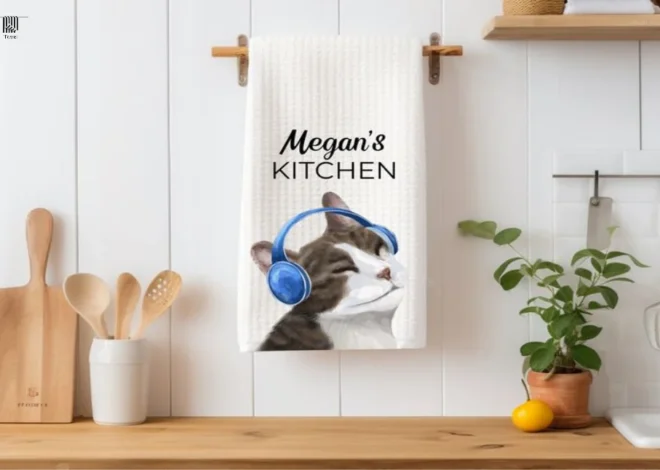 Personalized Cat Towels