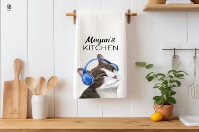 Personalized cat towels