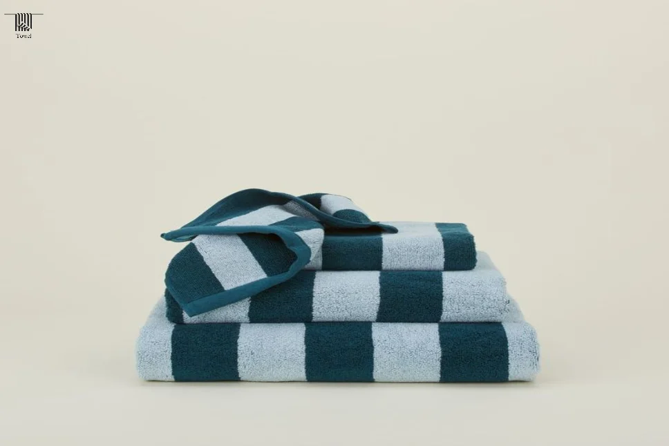 Striped towels for women