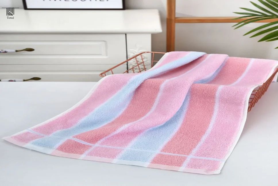 Striped towels for women