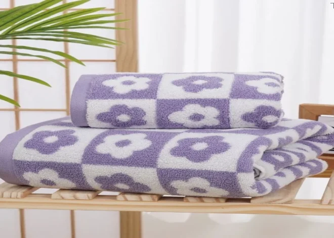 Floral Bath Towels
