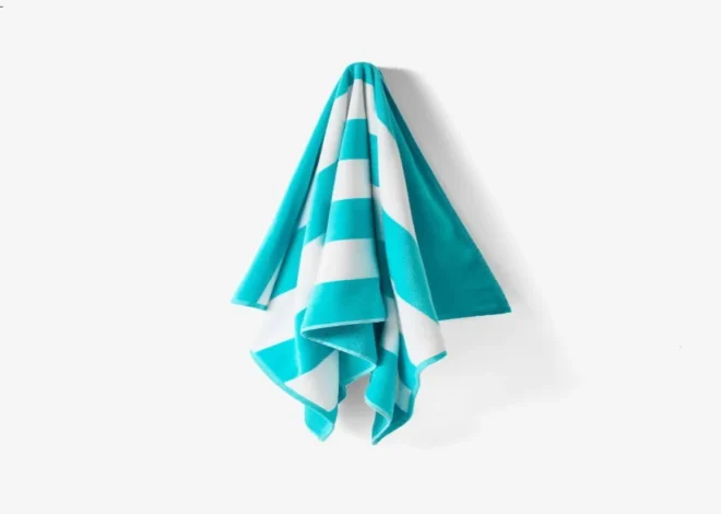 Portofino Blue Beach Towel