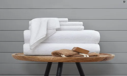 Luxury hotel towel