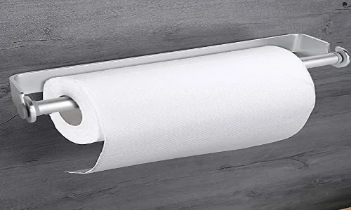 Wall-mounted paper towel holder